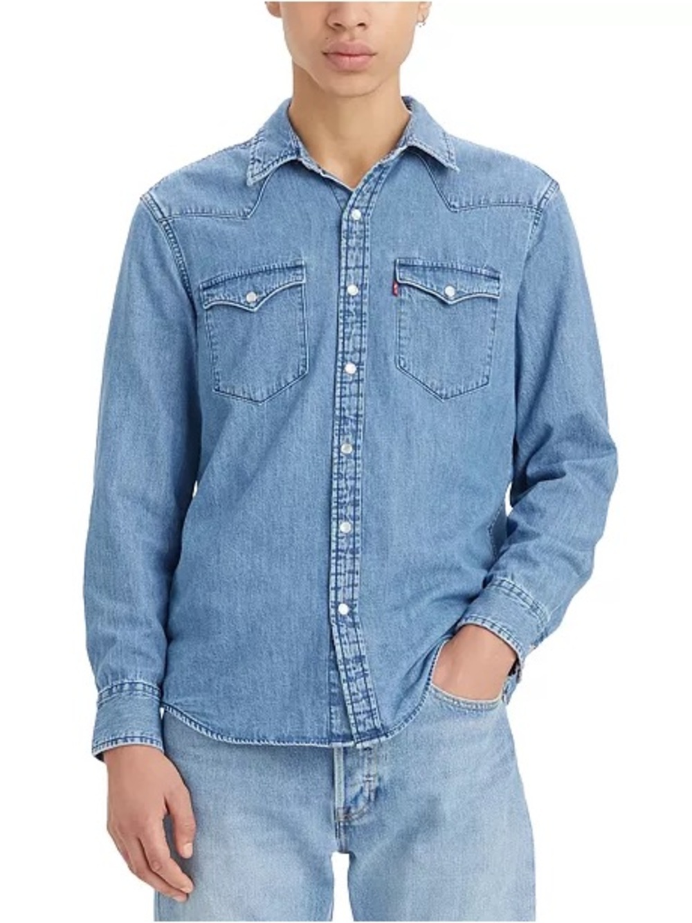 Levi’s denim button up shirt